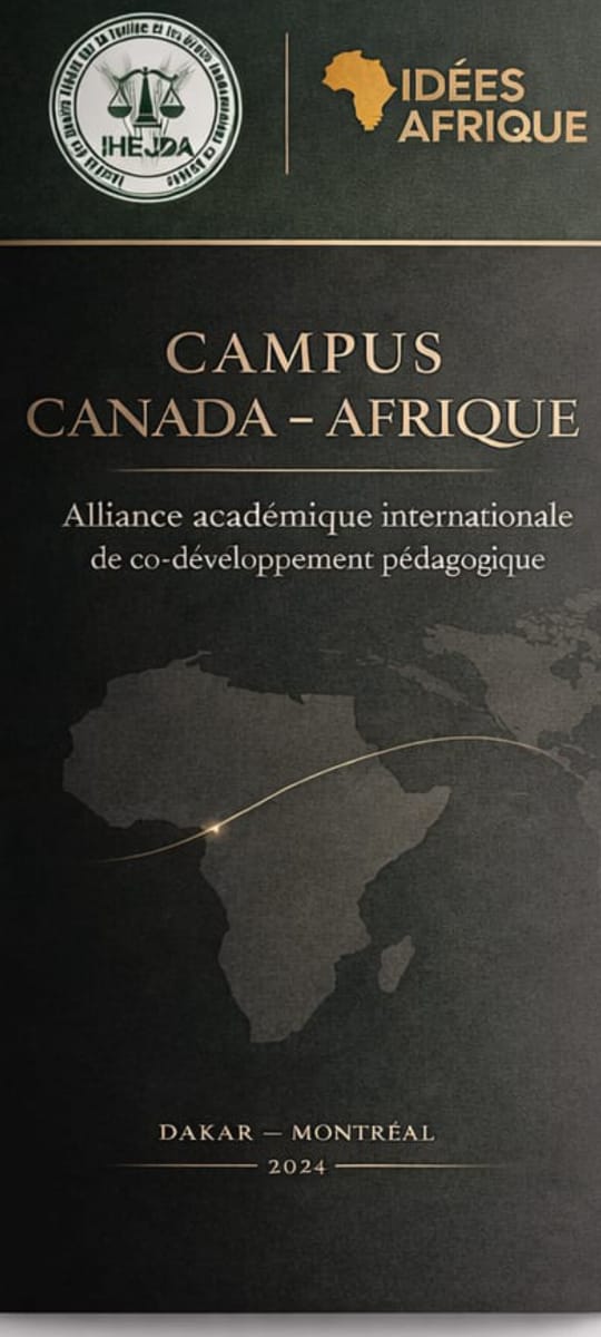 IHEJDA × IDÉES AFRIQUE - Campus Canada-Afrique